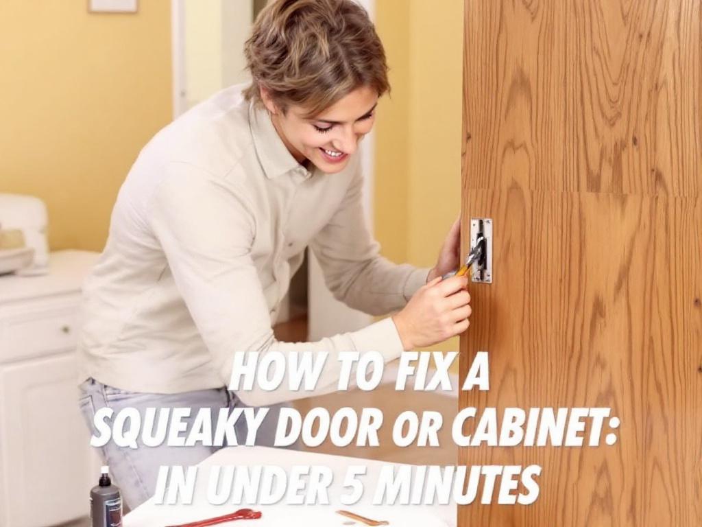 How to Fix a Squeaky Door or Cabinet in Under 5 Minutes